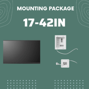 TV Mounting (17-42") + Hidden Cords Package